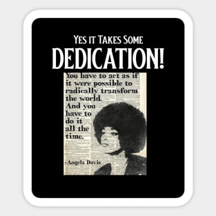 Angela Davis Sticker